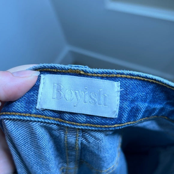 Boyish Billy 100% Cotton Light Wash Distressed Jean