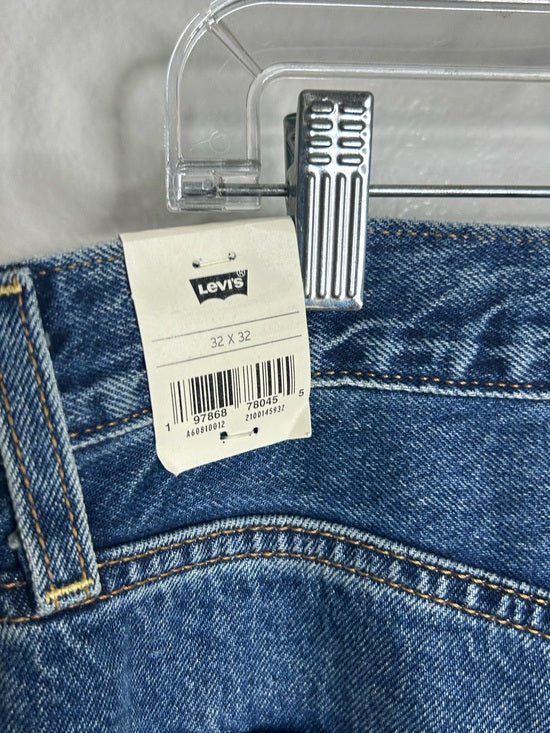 Levi's 100% Cotton Denim Ribcage Wide Leg Pant Medium Wash