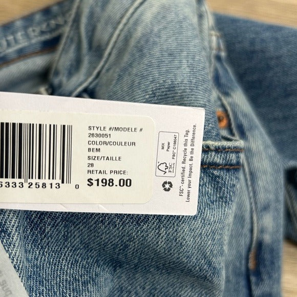 Outerknown 100% Organic Cotton Denim The Strand Straight Leg Jean