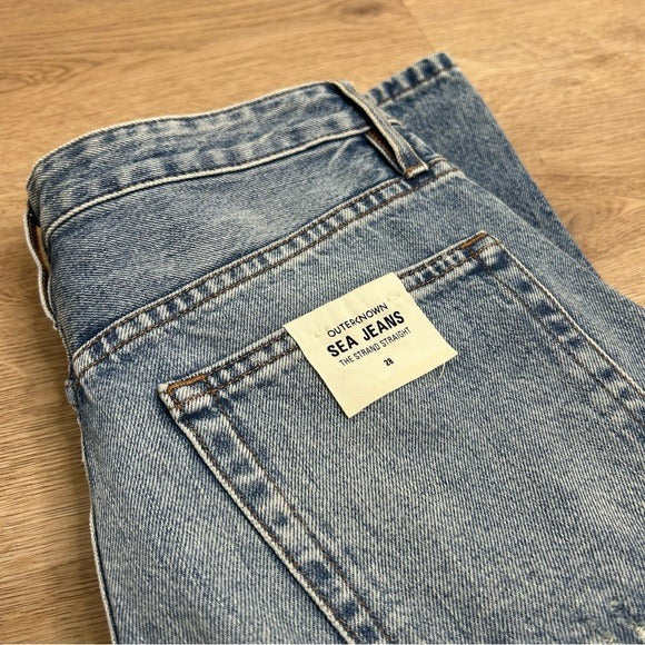 Outerknown Outerknown 100% Organic Cotton Denim The Strand Straight Leg Jean - Cotton, Denim