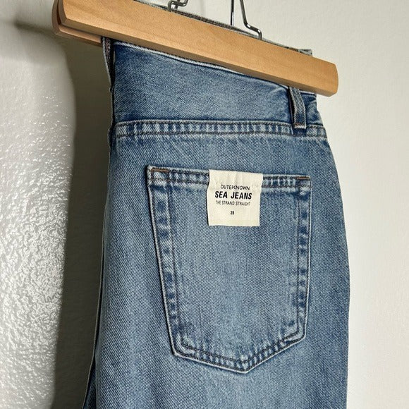 Outerknown Outerknown 100% Organic Cotton Denim The Strand Straight Leg Jean - Cotton, Denim