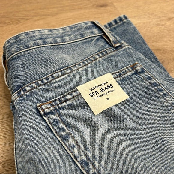 Outerknown Outerknown 100% Organic Cotton Denim The Strand Straight Leg Jean - Cotton, Denim