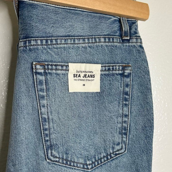 Outerknown Outerknown 100% Organic Cotton Denim The Strand Straight Leg Jean - Cotton, Denim