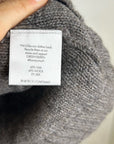Eileen Fisher Yak Wool Silk Knit Black Gray Gradient Textured Crew Neck Sweater