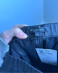 St. John 100% Leather Black Legging Pant