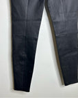 St. John 100% Leather Black Legging Pant