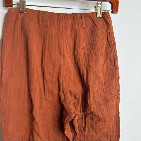 l*space L* Space 100% Cotton Gauze Relaxed Fit Pant Button Fly - Cotton