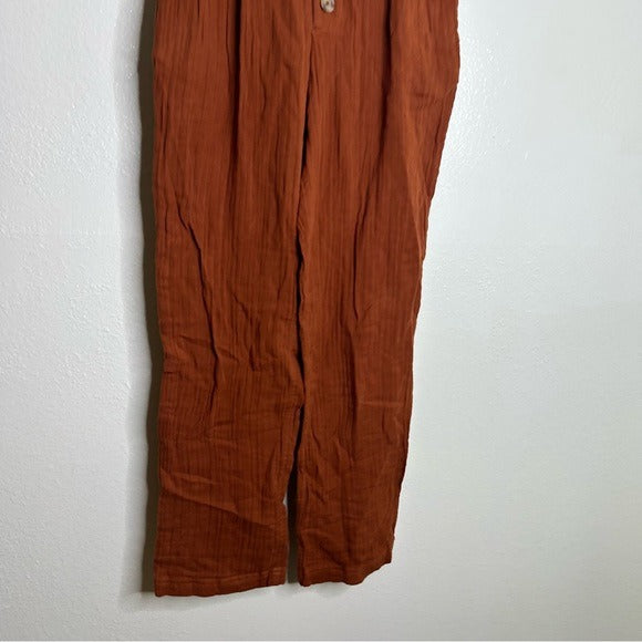 l*space L* Space 100% Cotton Gauze Relaxed Fit Pant Button Fly - Cotton