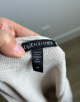 Eileen Fisher Organic Linen Cotton Textured Knit Neutral Sleeveless Boxy Top
