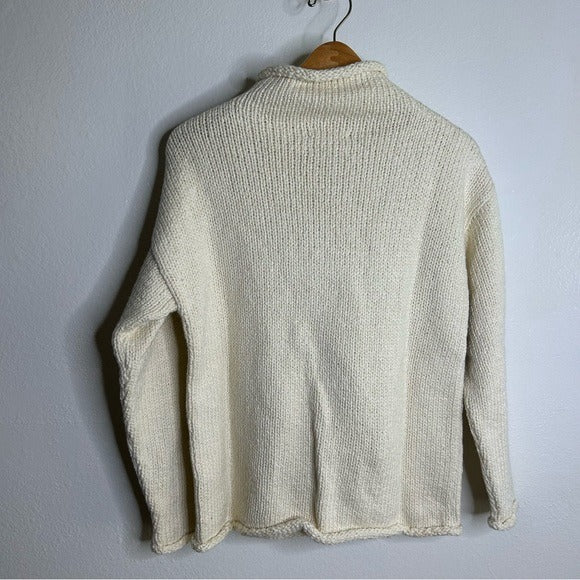 MATE the Label NWT MATE The Label 100% Organic Cotton Knit Frise Neck Pullover Sweater Size XS - Cotton