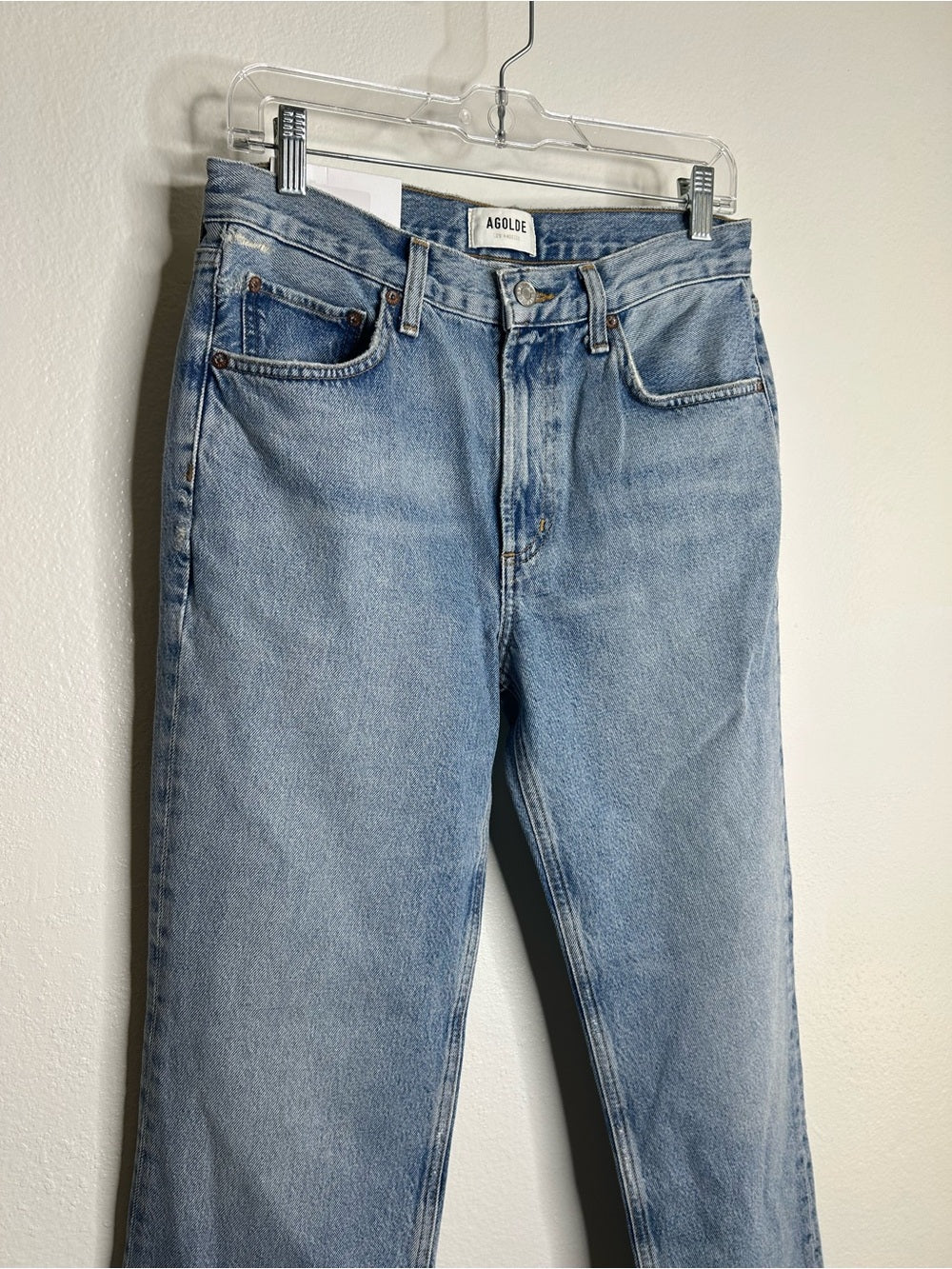 AGOLDE 100% Regenerative Cotton Valen Mid Rise Straight Leg Jean Harmonic