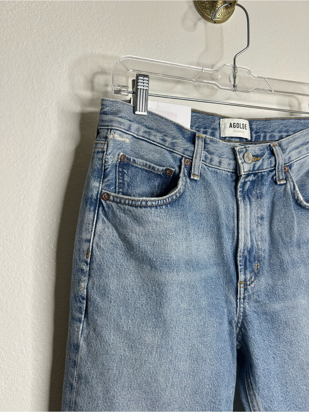 AGOLDE 100% Regenerative Cotton Valen Mid Rise Straight Leg Jean Harmonic