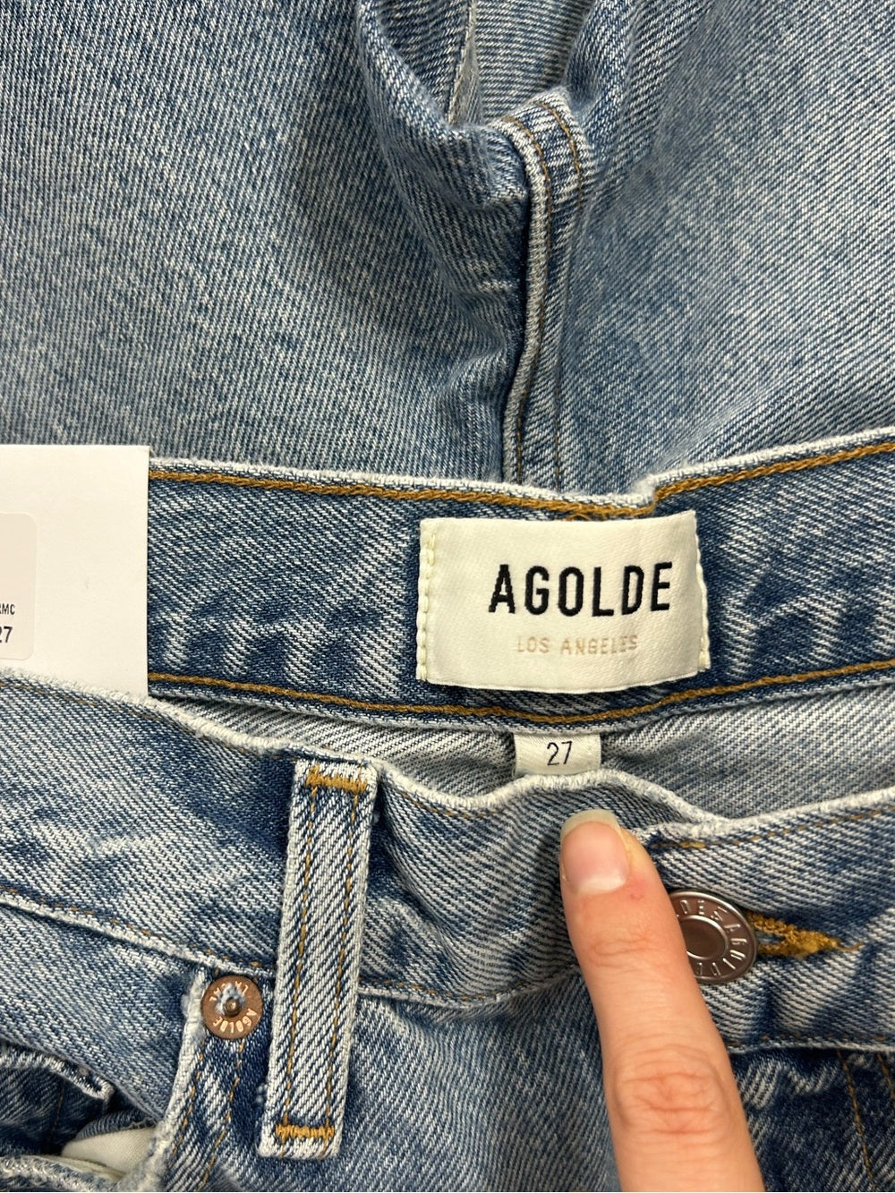 AGOLDE 100% Regenerative Cotton Valen Mid Rise Straight Leg Jean Harmonic