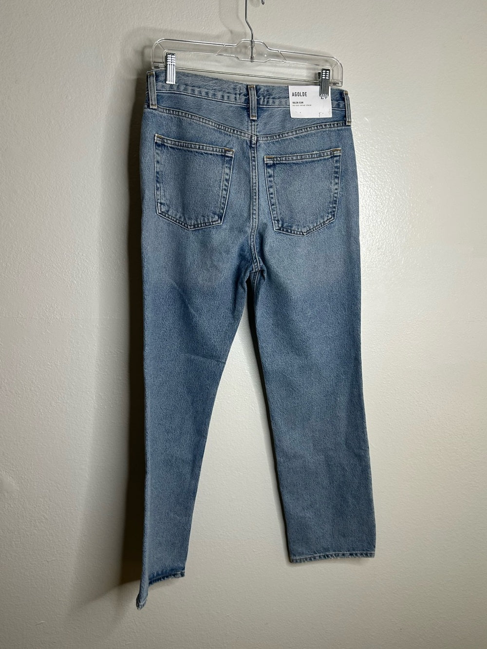 Agolde AGOLDE 100% Regenerative Cotton Valen Mid Rise Straight Leg Jean Harmonic - Cotton