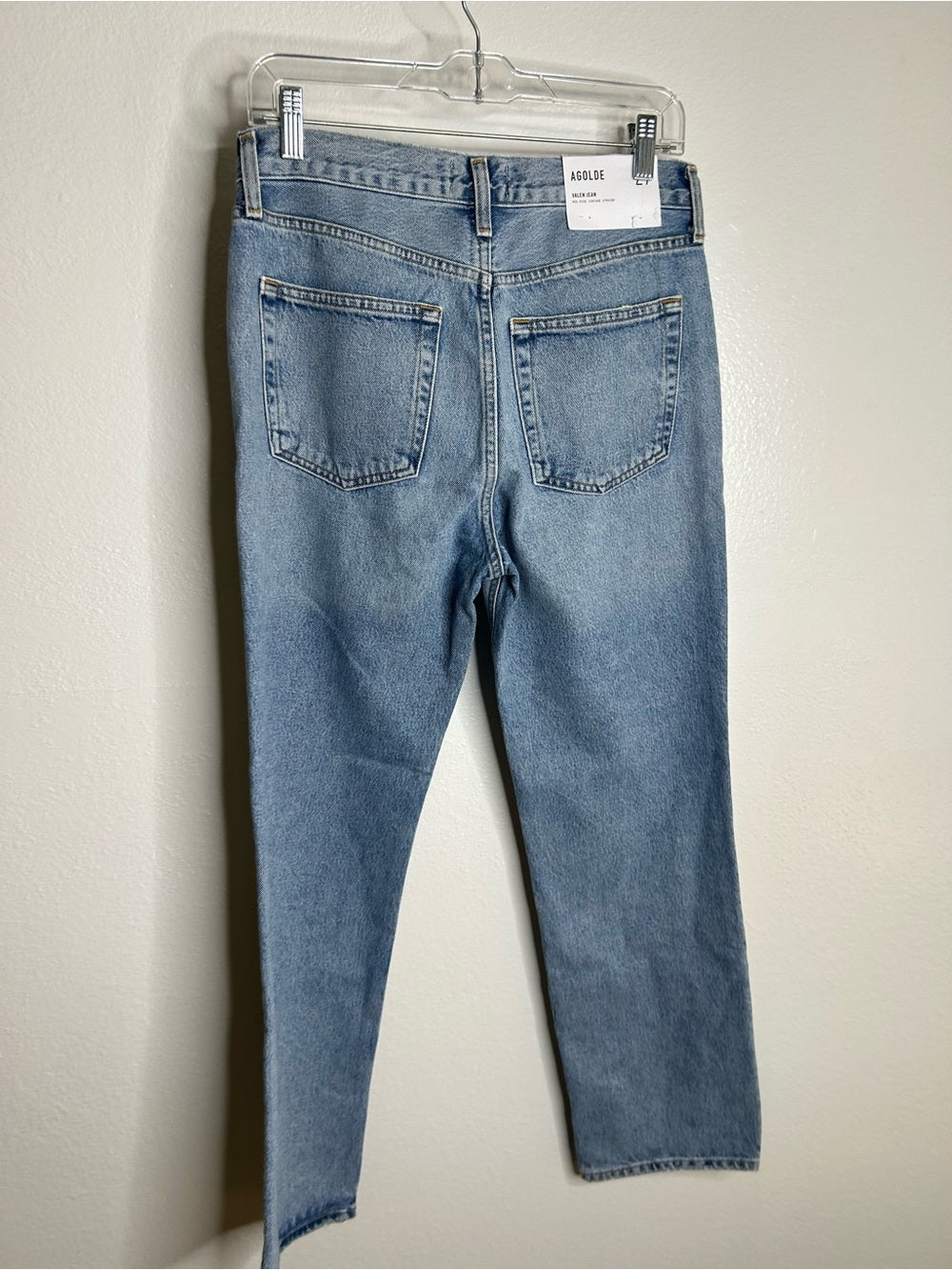 AGOLDE 100% Regenerative Cotton Valen Mid Rise Straight Leg Jean Harmonic