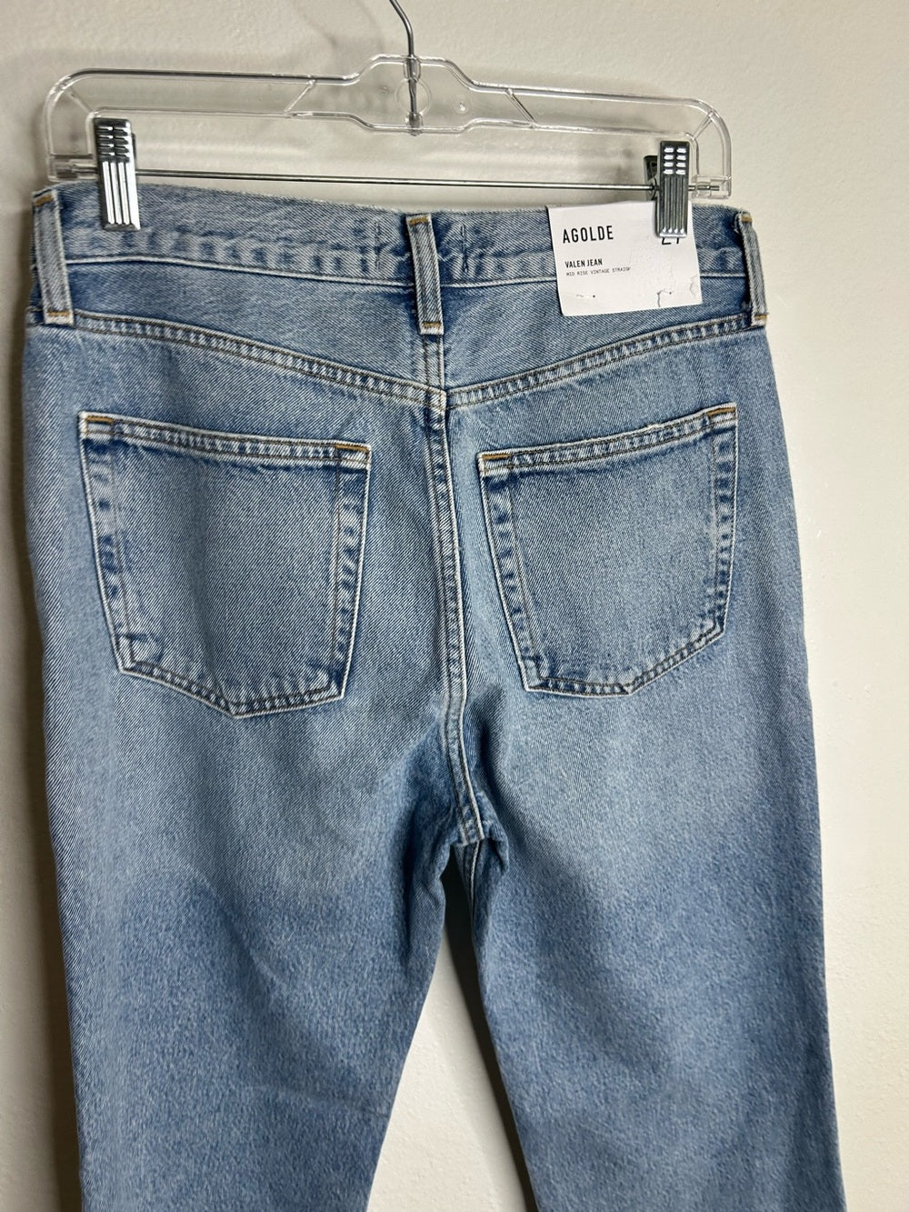 AGOLDE 100% Regenerative Cotton Valen Mid Rise Straight Leg Jean Harmonic