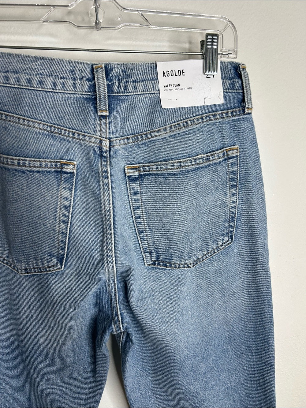AGOLDE 100% Regenerative Cotton Valen Mid Rise Straight Leg Jean Harmonic