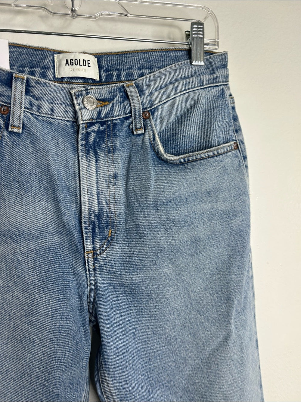 AGOLDE 100% Regenerative Cotton Valen Mid Rise Straight Leg Jean Harmonic