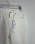 Outerknown 100% Organic Cotton Sea Jeans Dune High Rise Straight Jean Cream