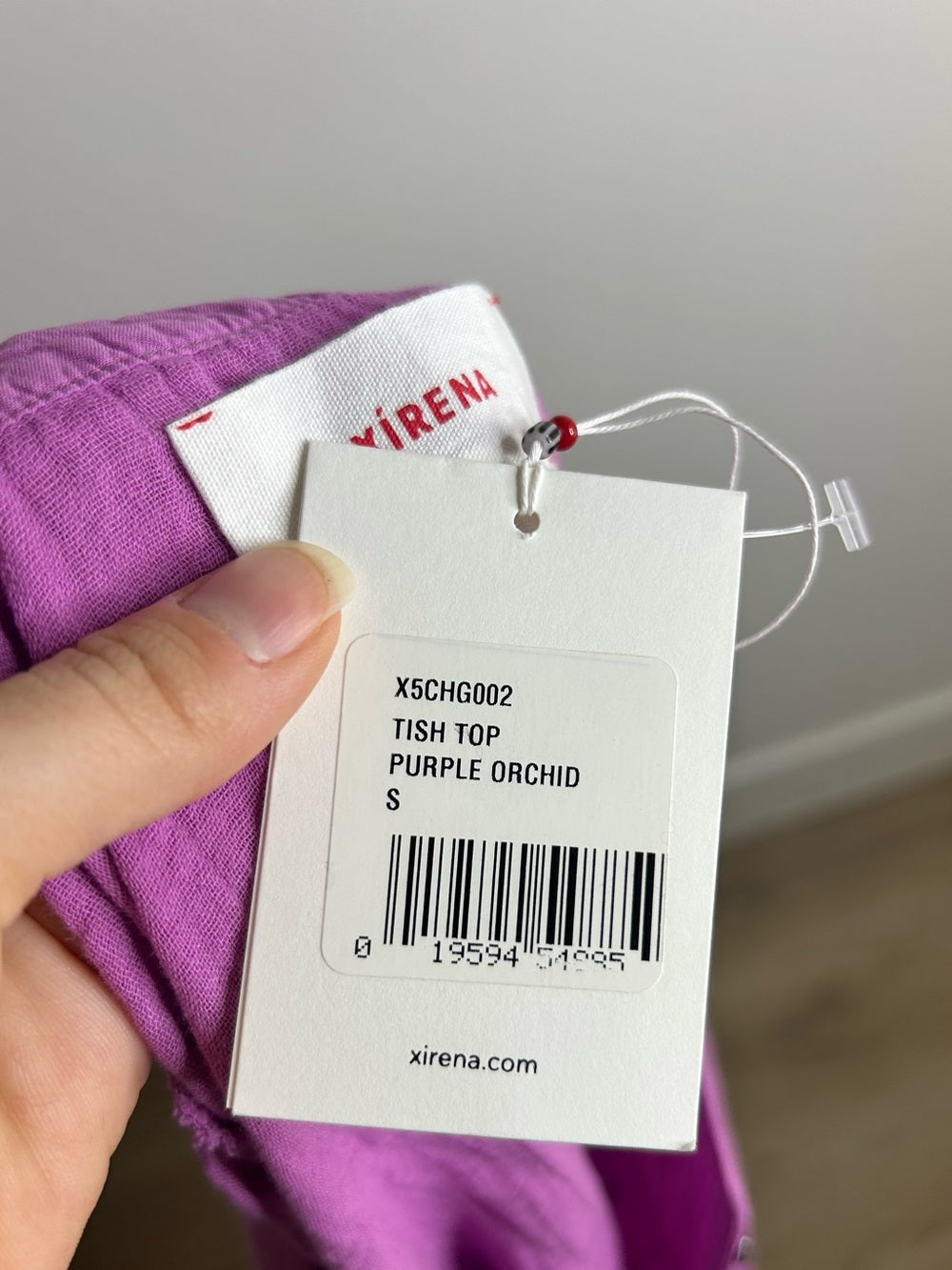 Xirena 100% Cotton Tish Button Down Tank Top in Purple Orchid