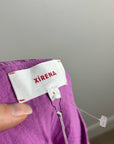 Xirena 100% Cotton Tish Button Down Tank Top in Purple Orchid
