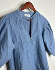Nation LA 100% Organic Cotton Denim Chambray Emmett Top 3/4 Sleeve