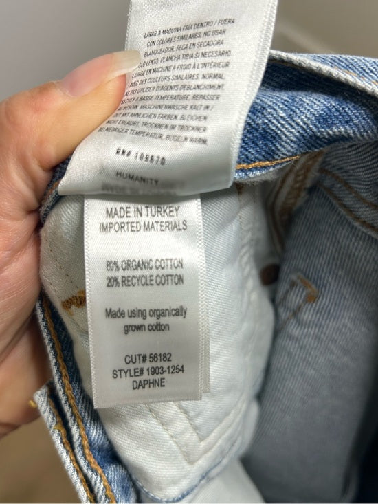 Citizens of Humanity 100% Cotton Denim Daphne High Rise Stovepipe Cropped Jean