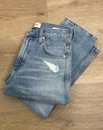Citizens of Humanity 100% Cotton Denim Daphne High Rise Stovepipe Cropped Jean