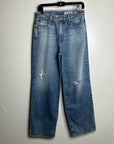 AG 100% Cotton Tomas High-Rise Baggy Straight-Leg Jeans