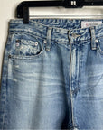 AG 100% Cotton Tomas High-Rise Baggy Straight-Leg Jeans
