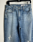 AG 100% Cotton Tomas High-Rise Baggy Straight-Leg Jeans