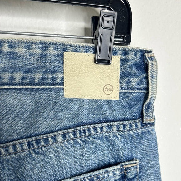 AG 100% Cotton Tomas High-Rise Baggy Straight-Leg Jeans