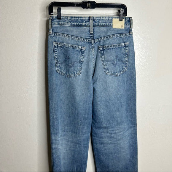 AG 100% Cotton Tomas High-Rise Baggy Straight-Leg Jeans