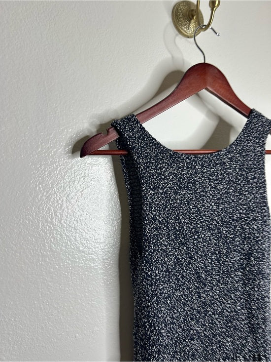 Nation LA 100% Pima Cotton Clementine Smocked Midi Dress Navy