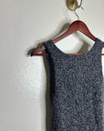 Nation LA 100% Pima Cotton Clementine Smocked Midi Dress Navy