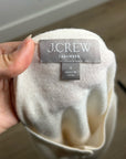 J. Crew 100% Cashmere Cream Lightweight Button Down Cardigan Sweater
