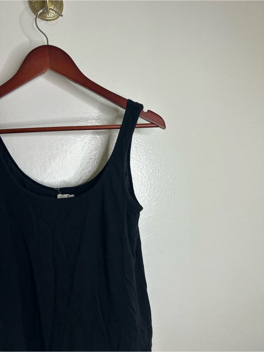 MATE The Label 100% Organic Cotton Black Lightweight Tank Top