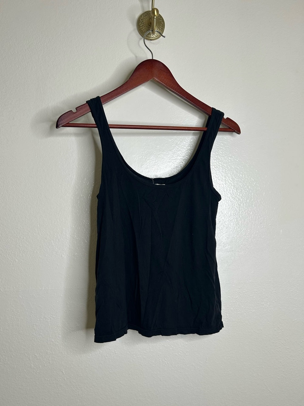 MATE The Label 100% Organic Cotton Black Lightweight Tank Top