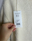MATE The Label 100% Organic Cotton Knit Frise Neck Pullover Sweater