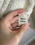 MATE The Label 100% Organic Cotton Knit Frise Neck Pullover Sweater