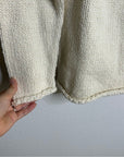 MATE The Label 100% Organic Cotton Knit Frise Neck Pullover Sweater