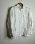 MATE The Label 100% Cotton Poplin White Button Down Shirt