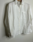 MATE The Label 100% Cotton Poplin White Button Down Shirt