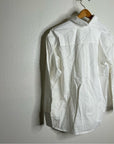 MATE The Label 100% Cotton Poplin White Button Down Shirt