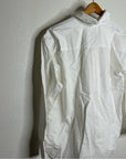 MATE The Label 100% Cotton Poplin White Button Down Shirt