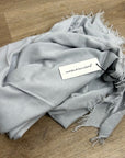 Unsubscribed 100% Cashmere Lightweight Fringe Wrap Scarf