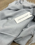 Unsubscribed 100% Cashmere Lightweight Fringe Wrap Scarf