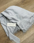 Unsubscribed 100% Cashmere Lightweight Fringe Wrap Scarf