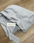 Unsubscribed 100% Cashmere Lightweight Fringe Wrap Scarf