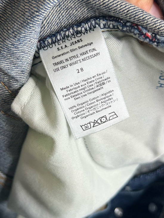 Outerknown 100% Organic Cotton Generation Slim Straight SEA Jeans
